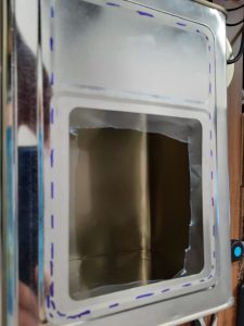 Metal Cookie tin DIY Project for a TV Box -