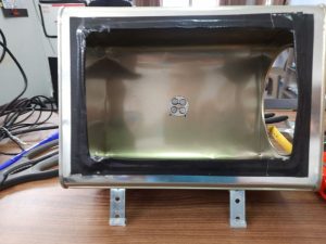 Metal Cookie tin DIY Project for a TV Box - 27