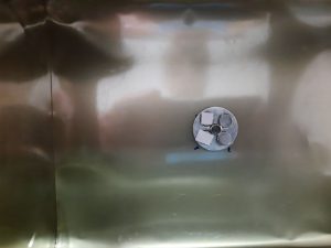 Metal Cookie tin DIY Project for a TV Box - 33
