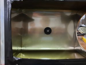 Metal Cookie tin DIY Project for a TV Box - 34
