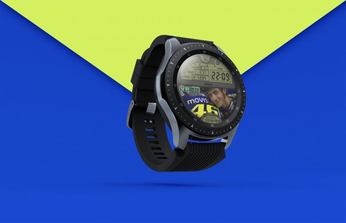 VR46 Inspired Watch Face Design
