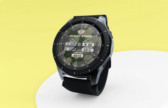 Desert Storm Watch Face Design