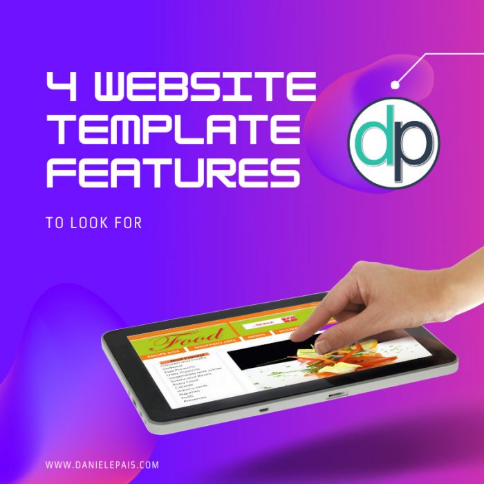 4 Website Template Features To Look For