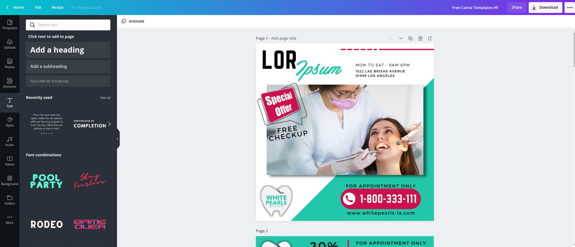 Free Canva Templates #9