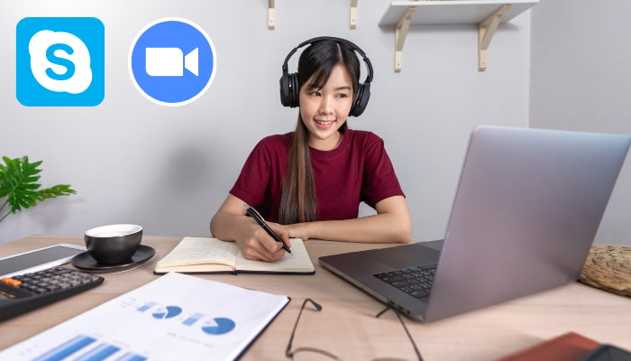 Skype and Zoom for Remote Meetings