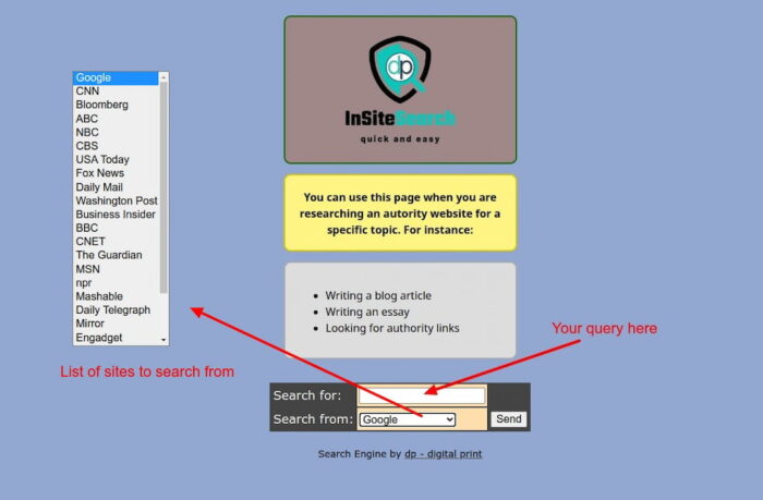 Image 4 search authority sites