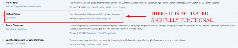 Your level 2 wordpress plugin in now activated in the backend and fully operational