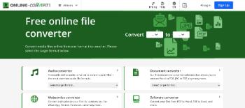 Online converter convert video images audio and documents for free Online converter convert video images audio and documents for free