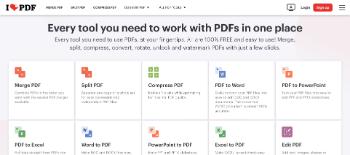 iLovePDF Online PDF tools for PDF lovers iLovePDF Online PDF tools for PDF lovers