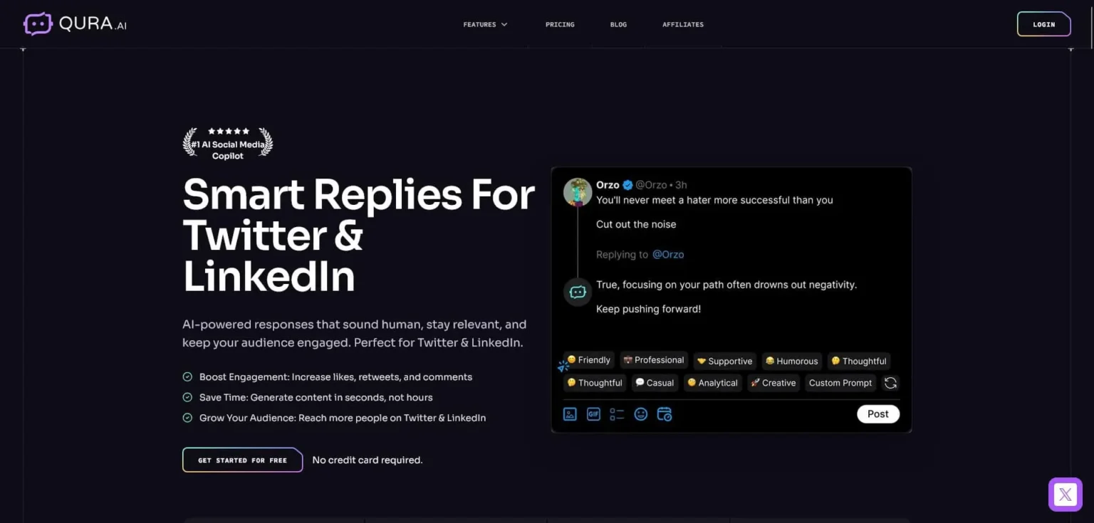 Qura Lifetime Deal – AI-Powered Smart Replies for Social Media